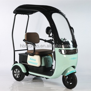 Triciclo Eléctrico de Tres Ruedas al por Mayor de Fábrica, Carrocería Abierta, Motor sin Escobillas, Luces LED, Uso para Pasajeros de Alta Velocidad - Product Image 5