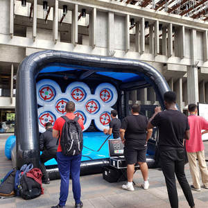 Salle de tir gonflable excitante avec système d'éclairage IPS, jeu interactif, arène sportive combinée à vendre - Product Image 4
