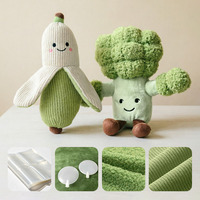 Jouets pour chiens en peluche douce, écologiques, à motifs de fruits variés, avec couineur, en plastique et coton, pour la dentition et le jeu des animaux de compagnie