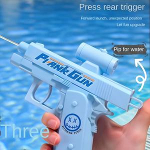 Pistola ad acqua in plastica per bambini con tiro inverso per bambini estate Splash battaglia attività all'aperto Spray fresco tattile sensoriale divertente scherzo divertente - Product Image 3