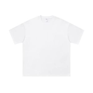 T-shirt Oversize Unisex Personalizzata con Stampa Digitale Logo Brand in Cotone Bianco per Uomo - Vendita all'Ingrosso - Product Image 2