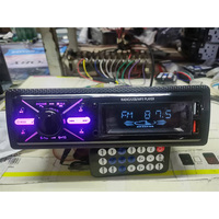 Reproductor MP3 para Coche de Gran Venta, Estéreo de Radio de Un DIN con USB/BT/SD, Control por Voz, Auxiliar de Tablero, Compatible con APE y Cargador de Coche