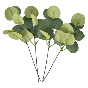 Décoration Florale Artificielle : Branche d'Eucalyptus 30cm en Soie avec Feuilles et Fruits pour DIY Maison et Mariage - Product Image 5