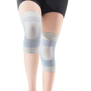 Genouillère de compression respirante pour sports de plein air, avec protection, en polyester et coton, pour la course à pied - Product Image 1