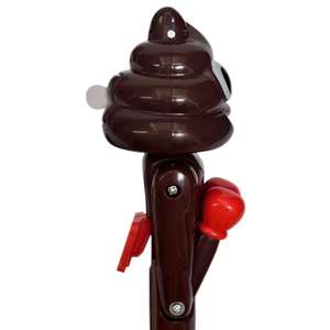 Nouveau design de forme originale, balle de sport en plastique en forme de crotte, avec logo mignon et design de combat créatif, jouets interactifs de farces, cadeau de festival - Product Image 5