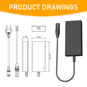 Fuyuang UL CE Desktop Universal Plug 24v 54.6v 42v Robot Gan Fast <strong>Charger</strong> 240w Gan <strong>Charger</strong> - Product Image 2