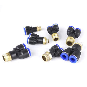 Conector Neumático en T de <span class=keywords><strong>3</strong></span> Vías Z-MING PX, Rosca Macho BSP M5 <span class=keywords><strong>1</strong></span>/8" <span class=keywords><strong>1</strong></span>/<span class=keywords><strong>4</strong></span>" <span class=keywords><strong>3</strong></span>/8" <span class=keywords><strong>1</strong></span>/<span class=keywords><strong>2</strong></span>", Acoplador Rápido de Aire - Product Image 4