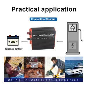 <span class=keywords><strong>Cargador</strong></span> de batería automático de 12V, 24V, 20A, para vida conmutable PO4/inundación/Calcinm/AGM/GEL/SLA, <span class=keywords><strong>cargador</strong></span> de batería de plomo ácido - Product Image 4