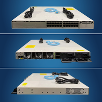Nouveau commutateur Cisco Catalyst C9300-24P-A original, série 24 ports avec 4 uplinks SFP Gigabit, PoE+, garantie 1 an, SNMP, QoS