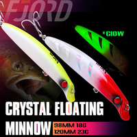 Leurre de pêche artificiel rigide FJORD coulant plus épais, type bâton, 98mm 18g, leurres Pencil Popper, accessoires de pêche, leurre Pencil