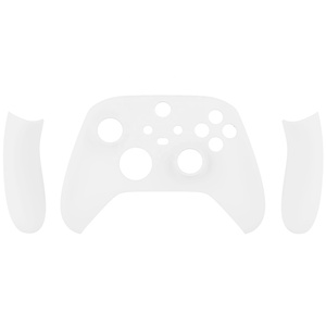 Kit de remplacement de coque supérieure transparente pour manette Xbox Series S - Coque avant et panneau latéral par EXtremeRate - Product Image 1