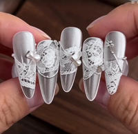 Plaque de stamping pour ongles en acier inoxydable, motif dentelle, papillon, géométrique, pochoir de stamping, outils de manucure DIY
