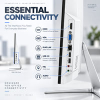 23,8 inch All-in-One pc desktopcomputer Intel Core i5 8GB 16GB RAM 256GB 512GB SSD Groothandel Kantoor AIO Computer