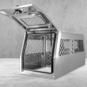 Boîte à outils en alliage d'aluminium, caisse pour chien à l'épreuve des évasions, caisse pour chien en aluminium, caisse pour chien, caisse pour animaux de compagnie, caisse montée sur véhicule - Product Image 1