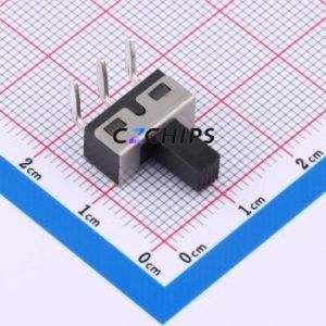 SS-12D06-G080 Slide Switch Through hole,12.7x6.6x6.4mm Switch Single Pole Double Throw Rectangle Pin Header PC Pin 12.7mm - Product Image 1