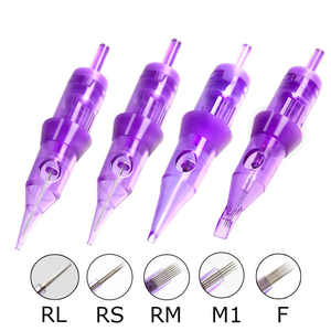 Cartouche d'aiguilles de tatouage jetables de taille standard OEM 50 pièces d'aiguilles de tatouage aiguilles de maquillage permanent des sourcils RL <span class=keywords><strong>3Rl</strong></span> 5RL fournitures - Product Image 4