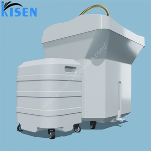 Kisen - Lavacabezas Portátil Moderno para Salón de Belleza, Accesorios para Lavado de Cabello, Lavabo Móvil para Champú - Product Image 4