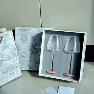 Ensemble de verres à vin rouge de style américain, à pied haut et à tige longue, écologiques, en cristal blanc, lavables au lave-vaisselle, ensemble de tasses à large ouverture - Product Image 1