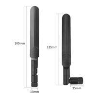 Router Inalámbrico 2.4GHz con Antena WiFi de 5dBi de Alta Ganancia, Interfaz Roscada, Tipo Rubber Duck, para AP, Cámara, Módem, OEM Personalizado