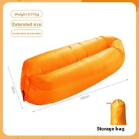 Canapé gonflable d'extérieur pour festival de musique, matelas pneumatique portable pour camping et pique-nique, lit d'appoint individuel pour s'asseoir ou s'allonger