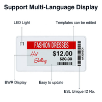 Kit de Demostración ESL en Oferta, Kit de Muestra de Etiquetas ESL, Kit de Demostración de Etiquetas Electrónicas con Pantalla de Tinta Electrónica, Software de Prueba Gratuito
