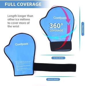 Sarung tangan gel padat dingin fisioterapi yang dapat digunakan kembali untuk meringankan rasa sakit tangan dan pergelangan tangan. - Product Image 1