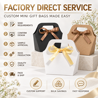 Sacs cadeaux créatifs miniatures en papier avec poignées pour kits de perçage d'oreilles, cadeaux de fête des 16 ans et cadeaux pour invités de Quinceañera