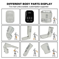 Masseur électrique de main de prix usine avec la thérapie de vibration sans fil de compression d'air de chaleur pour le soulagement de poignet de paume d'arthrite