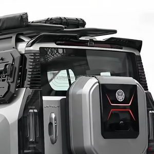 ชุดแต่งรอบคันคุณภาพสูงสำหรับรถยนต์ Chery Jetour T2 รุ่น <span class=keywords><strong>Maika</strong></span>  ประกอบด้วยไฟหน้า/ไฟท้าย  วัสดุ ABS/เหล็ก/อลูมิเนียม สีดำ  อะไหล่ตกแต่งรถยนต์จากโรงงานโดยตรง - Product Image 4