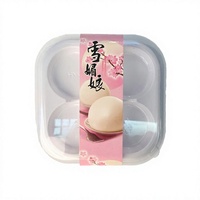 Boîtes Blister Mini PET Transparentes à 3 Cavités Jetables en Gros pour Emballage Plastique de Desserts Cuisinés, Sucre, Couvercles et Aliments pour Bébés