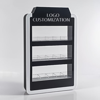 Tabac personnalisé Plexiglas Acrylique Cigarette Fumée Présentoir Étagère avec LED