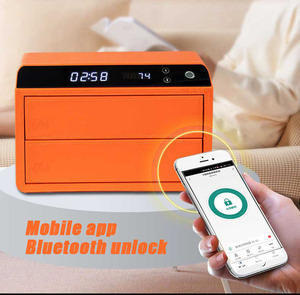 Hộp Da Đựng Đồ Thông Minh Bằng Da, Hộp Trang Sức Vân Tay Chống Trộm An Toàn Ngăn Kéo Sinh Trắc Học - Product Image 5