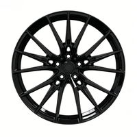 Rines de Aleación Negros Brillantes de 17-22 Pulgadas con Diseño Multirradio Forjado 5x112/5x120 para Audi BMW