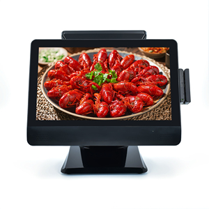 <b>Black</b> 15.6 inch Cash Register 10 Capacitive Touch Screen <b>All</b> <b>in</b> <b>One</b> for Retail Restaurant Bar - Product Image 1