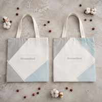 Sac de rangement double en toile et coton, prêt à l'emploi et personnalisable, pour plantes et articles divers, thème Noël aux couleurs festives – Vente rapide