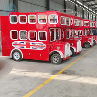 Nouveau bus électrique londonien pour parc d'attractions à vendre bus de fête à double pont