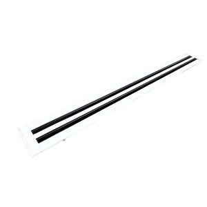 High-Performance Aluminum <strong>Linear</strong> Slot <strong>Diffuser</strong> Modern Industrial Design RAL9016 Powder Coated <strong>Air</strong> Conditioning Register Grille - Product Image 1