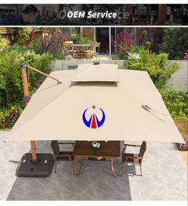Parasol de patio avec protection UV et UPF 50+, parasol extérieur anti-soleil pour la plage et la piscine - Product Image 4