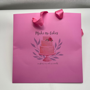 Sacchetti di imballaggio rosa personalizzati sacchetti rosa fatti di <span class=keywords><strong>carta</strong></span> bianca - Product Image 6