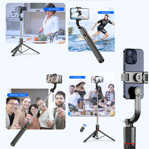Trépied perche à selfie sans fil 1,7 m F15, extensible, avec télécommande pour <span class=keywords><strong>iPhone</strong></span> Android, idéal pour les voyages et le vlogging - Product Image 6