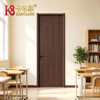 Portes intérieures modernes en PVC, MDF et polymère, sur mesure, à isolation acoustique, construction durable, pour villa, hôtel, appartement, chambre, salle de bain