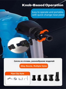 Pistola Clavadora Eléctrica de Grado Industrial Toua DCCN40A, la Más Vendida, Clavadora y Grapadora Inalámbrica con Batería de 4.0Ah para Trabajos en Concreto y Madera - Product Image 4