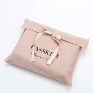 Bruine Fluwelen Cadeau Stofzak Dikke Suède Envelop Sieraden Verpakking Fluwelen Tas Met Make-Up Tas Logo Zakjes