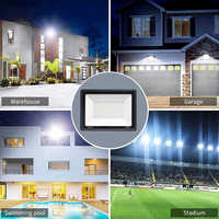 Reflector LED de Aluminio Fundido a Presión, IP65 Impermeable, 50W-300W, Iluminación de Seguridad para Exteriores
