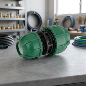 ข้อต่อลดขนาดแบบอัดแรงดัน รุ่น SAP10022520 สำหรับท่อ PE/HDPE วัสดุ PP บริสุทธิ์ ขนาด 25*20 มม. ยี่ห้อ SAP Ring Design รับประกัน 3 ปี - Product Image 2