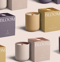 Boîte à Bougie de Luxe en Carton Rigide Personnalisée avec Logo Unique, Emballage Cadeau pour Bougie, Boîte en Papier Kraft, Carton