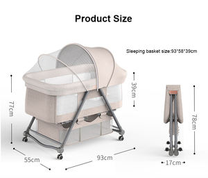 Pasgeboren Opvouwbare Baby Schommelen Wieg Automatische Wieg Voor Baby Handig Nemen Baby Wieg Bed - Product Image 4