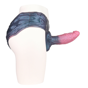 Calzoncillos de silicona con consolador hueco de monstruo grande, manga de pene con correa realista, pantalones seguros para el cuerpo para agrandar el pene Masculino - Product Image 5
