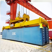 Outech Poutre de levage hydraulique rotative à 360 degrés, universelle 20ft 40ft, pour grue de quai, levage de conteneurs et poutre de levage de matériaux