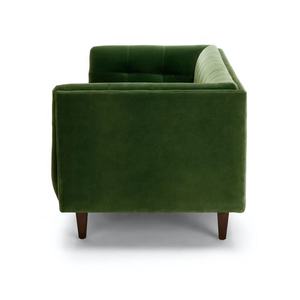 معنقدة 3 مقاعد أريكة النسيج المخملية معنقدة الاقسام أريكة لغرفة المعيشة الأرائك - Product Image 6